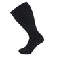 Wide calf compression sock displayed to show the full knee high length of the tube