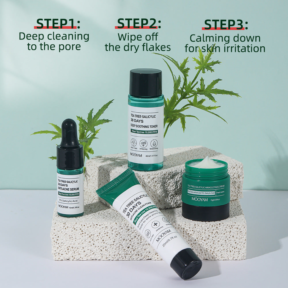 Tea Tree Salicylic Acid Facial Care Set