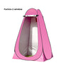 Rose Red / 1.2m 3Window WindproofSkirt ShowerMount | 120 cm / 47 in