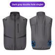 Dark Gray KD6083 2-Hole AC Vest