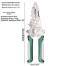 FoldableWire Stripper Green-White Handle