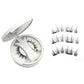 Close up of the twin magnetic strips that clamp the natural lash line