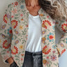 Cream Folk Floral / 2XL | US 16 / EU 46