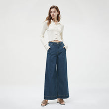 Wide Leg Jeans Flared High Waist