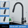 Elegant black / Faucet  80cm water inlet pipe