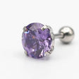 Steel Purple Rhinestone 6mm