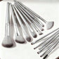 13 piece makeup brush set, brushes and beauty egg from the kit