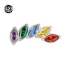 5 marquise silver colors / 1.2*10mm