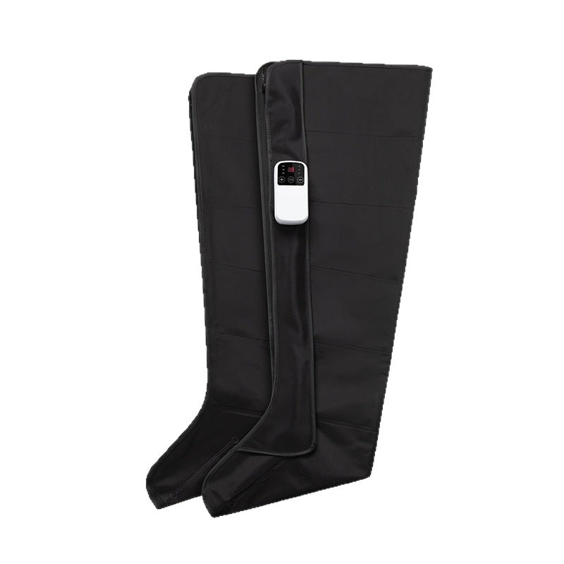 Single black leg wrap with a white controller clipped to the outer face