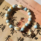 Handmade Ceramic Beads Strand | edge to edge detail