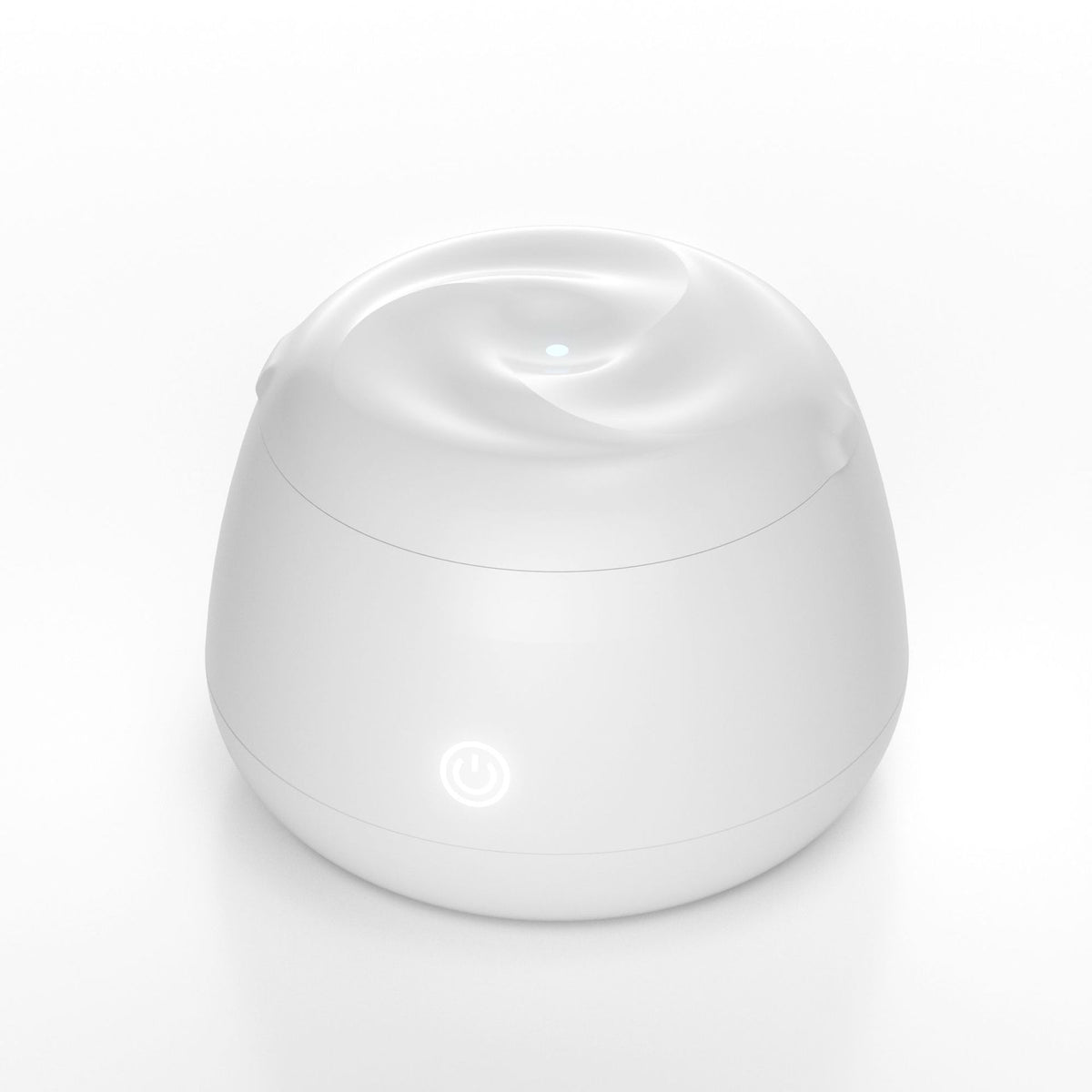 Ultrasonic cleaner shown with the included tweezers and cloth