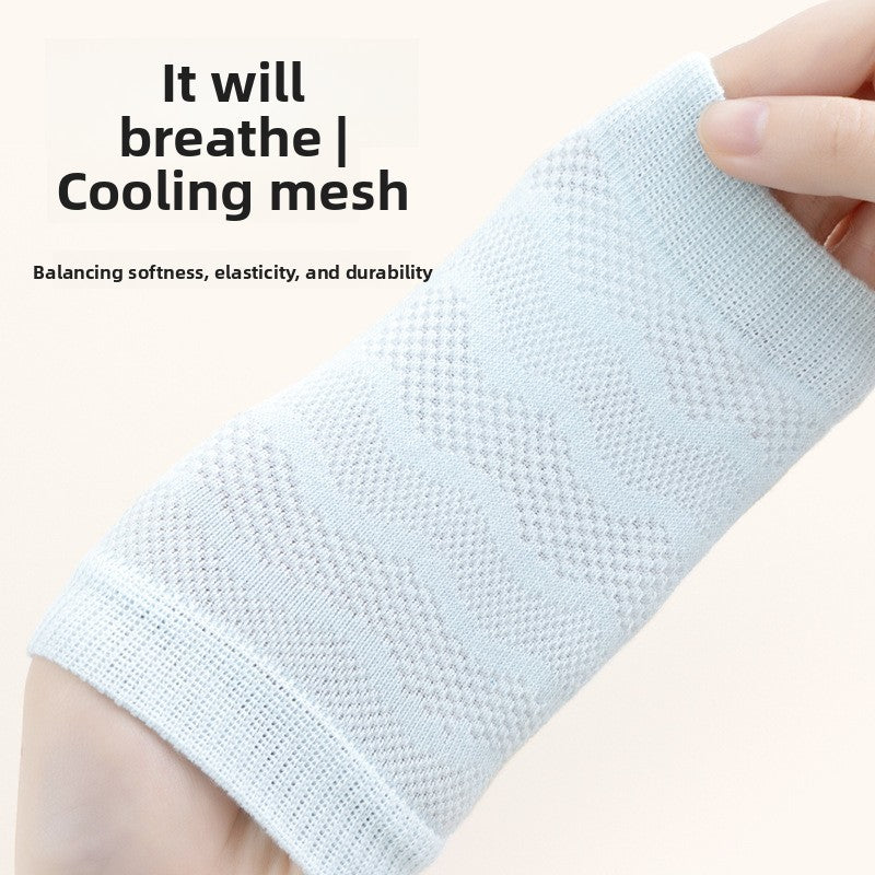Breathable Mesh Baby Crawling Socks with Anti-Slip Sole