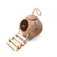 Whole coconut shell hide sanded smooth with a cut round entrance for small pets