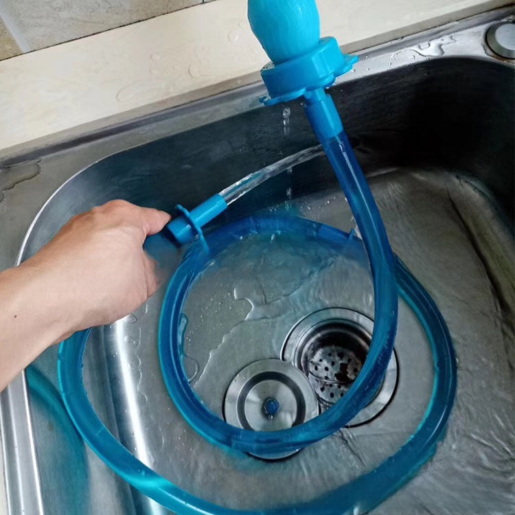 Pet shower hose connector side profile showing the flexible reinforced hose