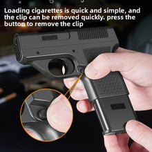 Windproof Butane Jet Lighter with Removable Cigarette Case Clip