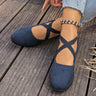 Blue cross strap