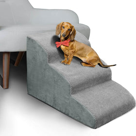 High Density Foam Pet Stairs with Non-Slip Base, 2 to 5 Tiers