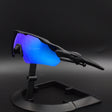 Black Frame Blue Lens Black Logo