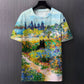 Men S Digital Print T Shirt Streetwear Casual Top