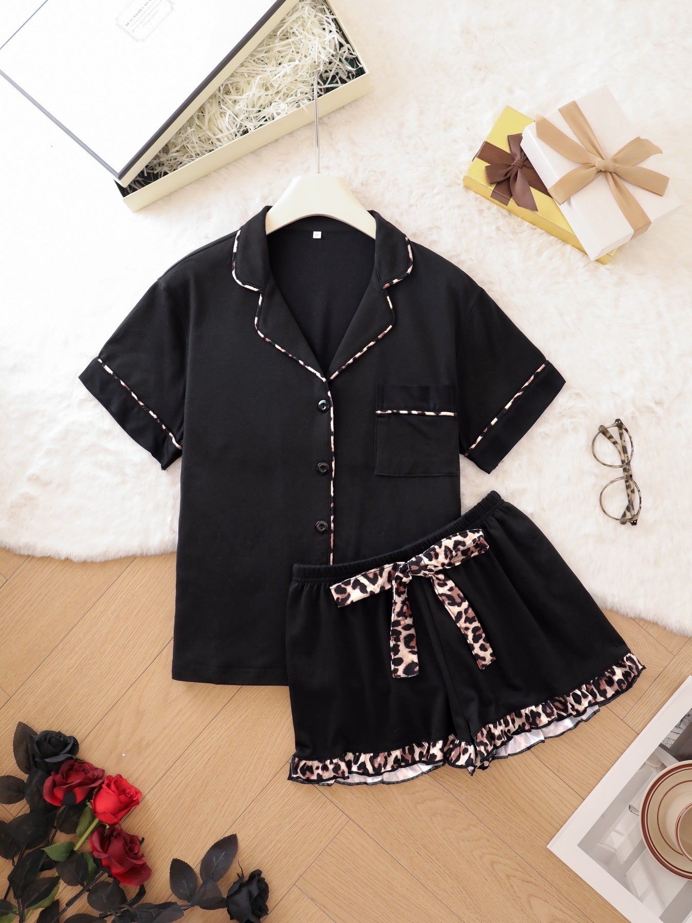 Womens Milk Silk Loungewear Set | reverse view product shot