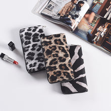 Animal Print Zip Around Long Wallet