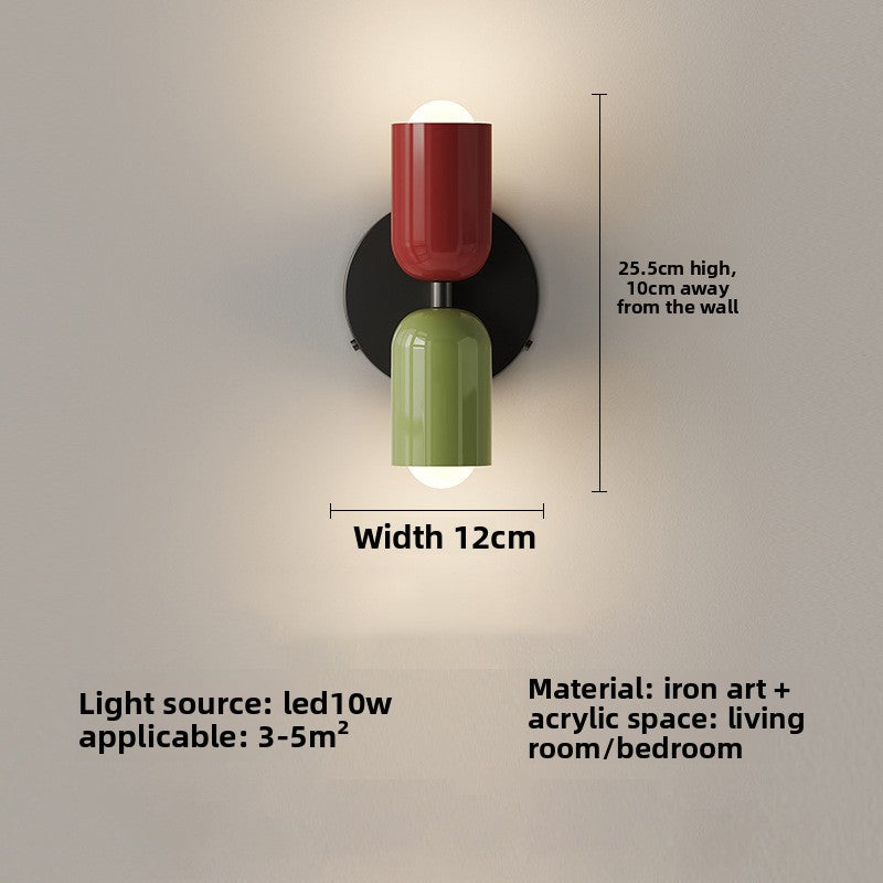 Double head color bedside lamp | packaging and what is included
