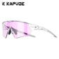 Full KAPVOE TR90 sports sunglasses set packaged
