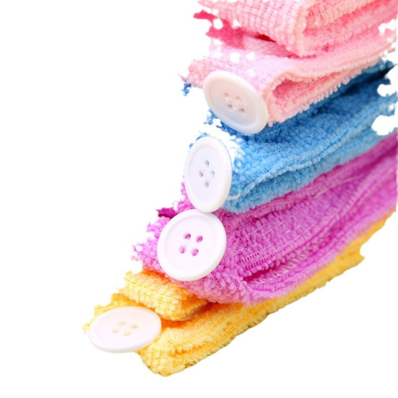 Cotton Absorbent Hair Drying | side angle