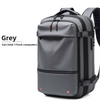 Vacuum Compression Travel Backpack 56 75l Waterproof Oxford Laptop Business - Gray-normal edition