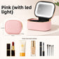 LED Light Travel Makeup Bag with Mirror
