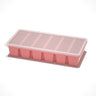6 rows Strip Mold Sakura Pink