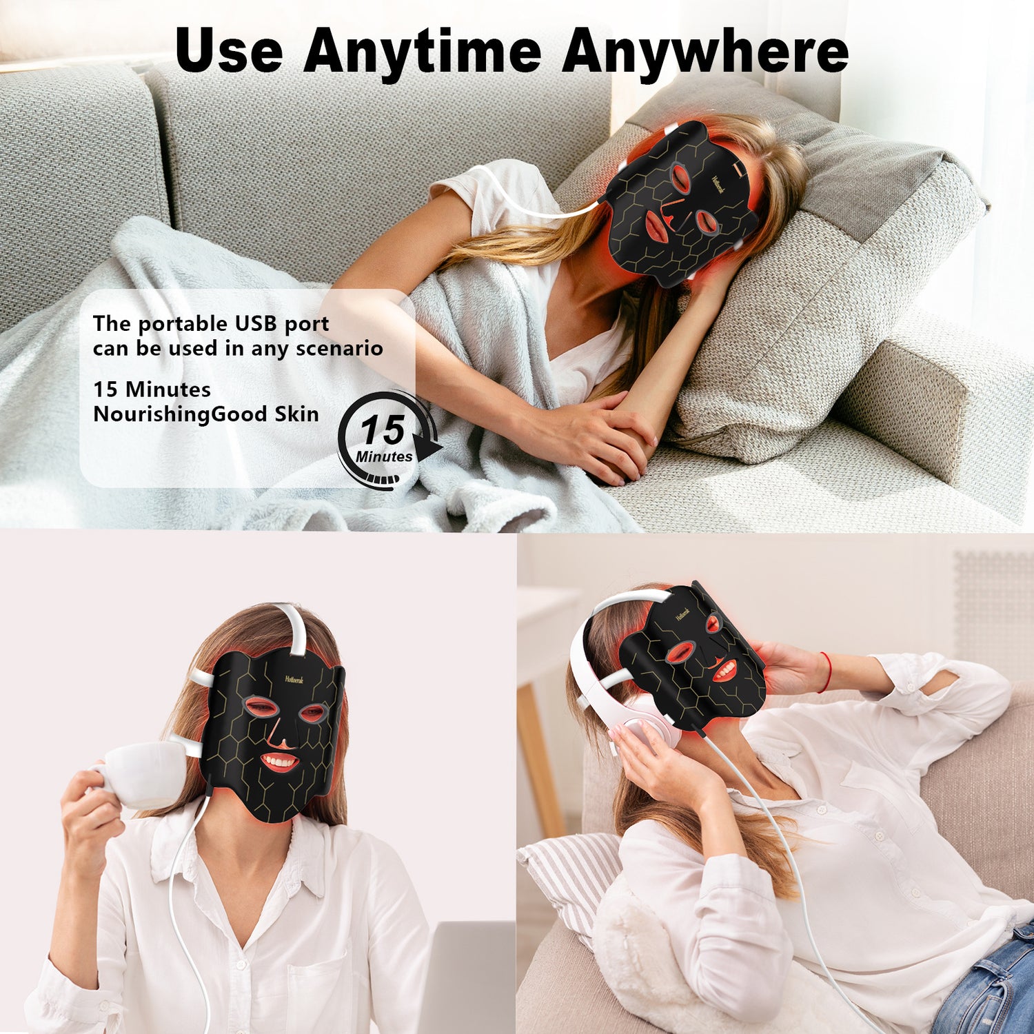 Photon Skin Rejuvenation Beauty Mask Instrument