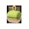 Sugar cube hair stick green