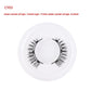 Angled view of the magnetic eyelash kit with the metal applicator clip