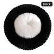 Striped Rabbit Fur Black