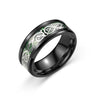 Black BlackRing GreenBase SilverFlake / Size 13
