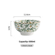 Green bud 4.5inch tall bowl
