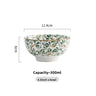Green bud 4.5inch tall bowl