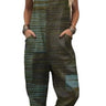 5XL | US 22 / EU 52 / Dark Green Striped Print