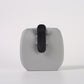 Silicone dog treat pouch shown from the front with its rounded magnetic flap