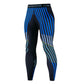 Mens quick dry printed compression legging with a high elastic COMPRESSION waistband