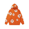 Foam orange sweater white wreath