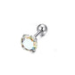 Geometric Zircon Stud Earrings | modern interior context