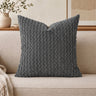 Charcoal Gray / 40x40cm Pillowcase + Insert | 16x16 in