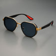 Gold frame gray piece