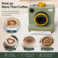 Latte Coffee Printing Art Camera
