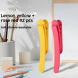 Rose Red Lemon Yellow 2pcs