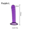Transparent purple solid large bag