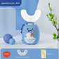 Children U-Shaped Electric Toothbrush with Cartoon Design
