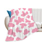 Cow Print Flannel Blanket Soft